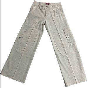 Alice + Olivia Light Beige Cargo Pants